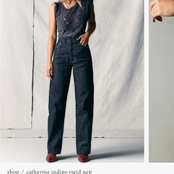 imogene + willie catherine indigo rigid nep size 24x32 - Picture 15 of 16